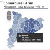 La renda per habitant del Priorat creix un 8,3% i se situa en els 16.611€