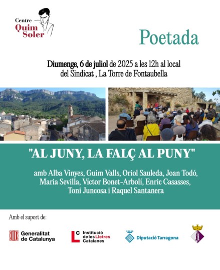La Torre de Fontaubella acollirà la Poetada 2025
